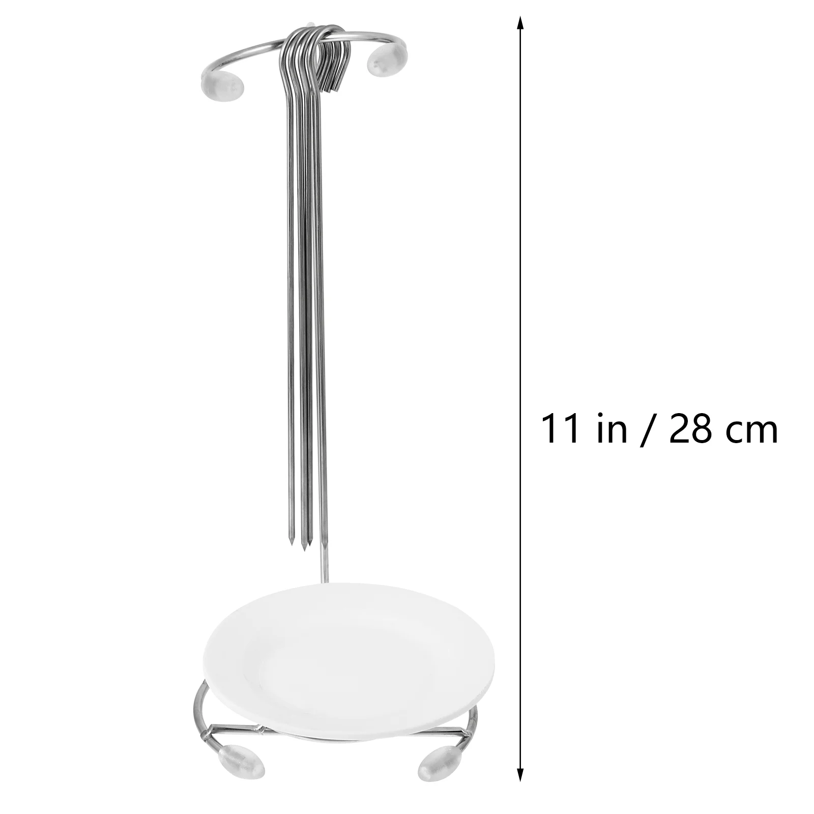 Skewers Grilling Rack Skewer Kebab Kabob Stand Steel Stainless Hanging Bbq Metal Barbecue Grill Sticks Hanger Vertical Holder