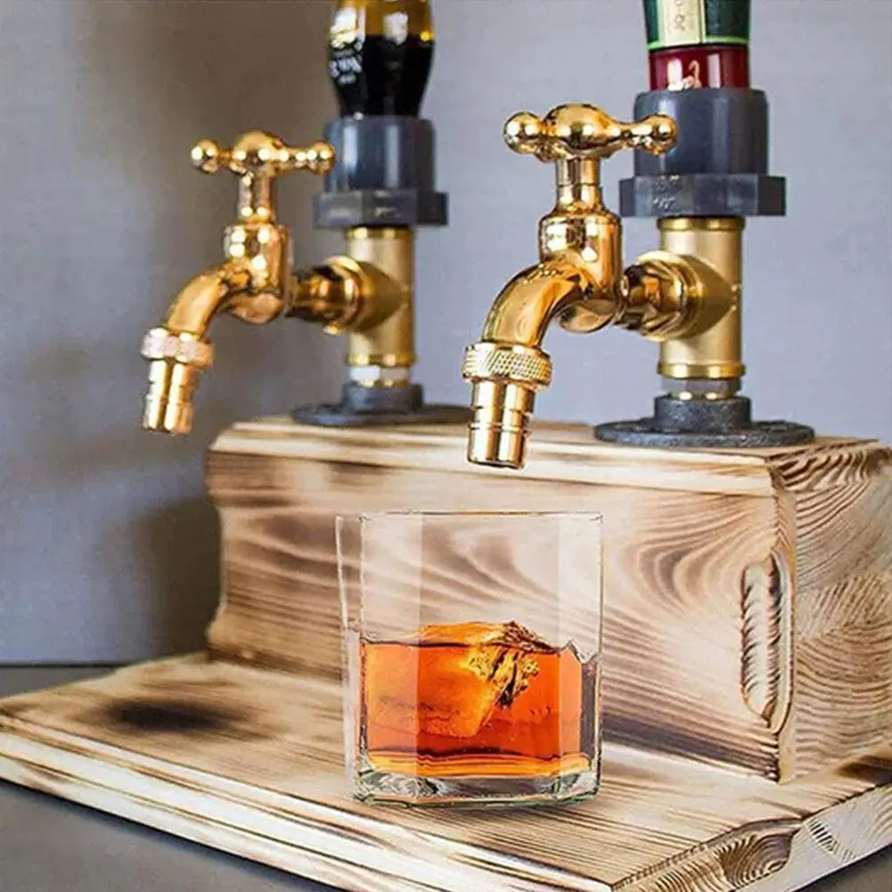 

Деревянный дозатор для ликера, спирта, виски, подставка для бутылок для виски, дозатор для дома, бара, уникальный подарок для всех любителей вина