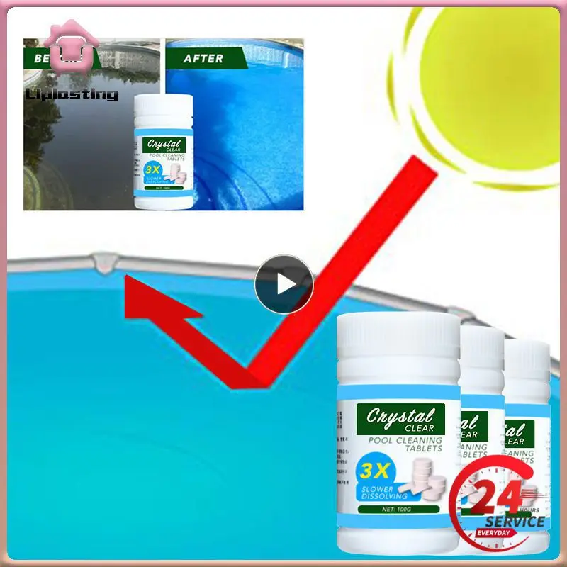 

1 бутылка чистящей прокладки для очистки воды, длительная и стабильная Стерилизация и дезинфекция, безопасные и эффективные Садовые принадлежности