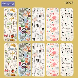 Pororo Diaper Inserts 10pcs Reusable Full Cotton Insert Baby Cloth Diaper Mat Nappy Inserts Changing Liners 6 Layers Wholesale