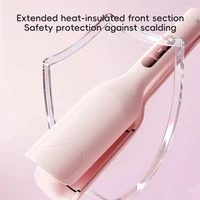 Fer à boucler Deep Waver pour cheveux courts, léger, double tension, avec minuterie intelligente, double barillet et températures réglables, anti-brûlure 3