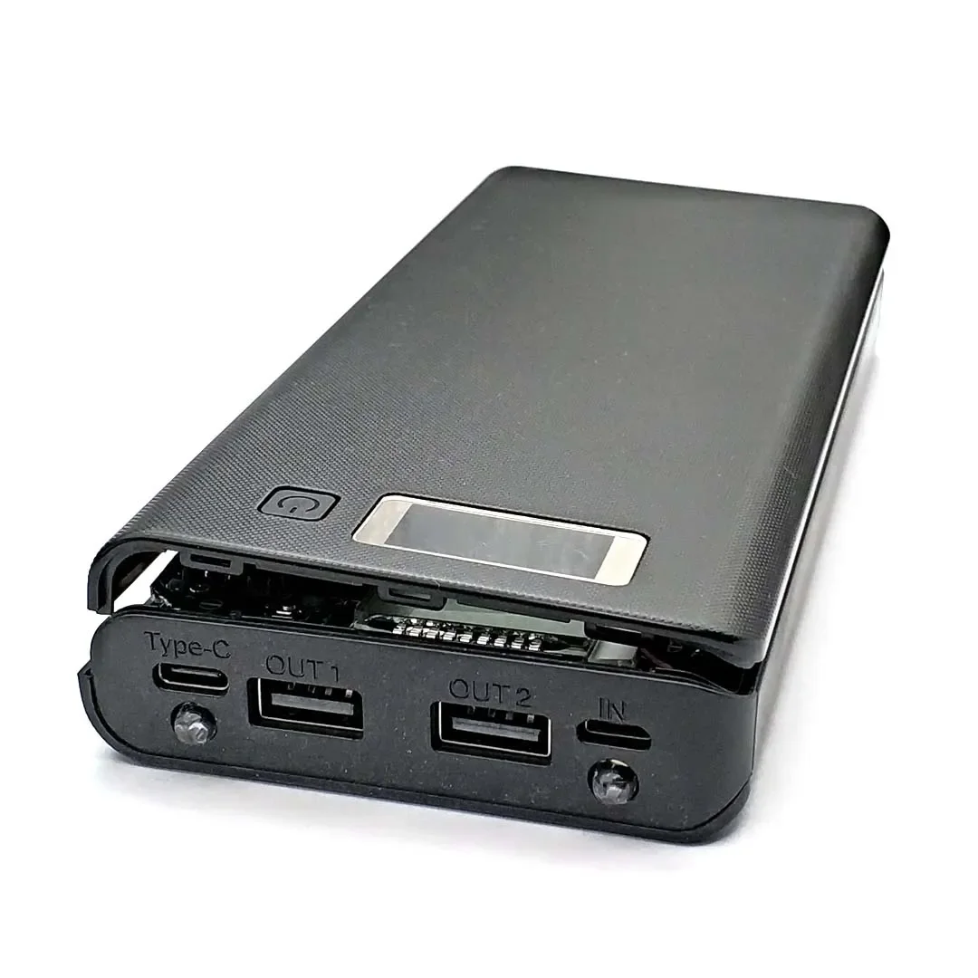 DIY Power Bank 18650 Battery Case Power Bank Battery Storage Box Powerbank Box Charger Shell Case 8*18650 Micro Type-c Interface battery storage box power bank case battery power bank box power bank
