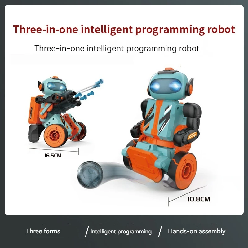 Stem Science Experiment 3 In 1 Kit Giocattolo Robot Elettrico Rc Con Blocchi Di Programmazione Interattivi Per Bambini Building Blocks Minecraft