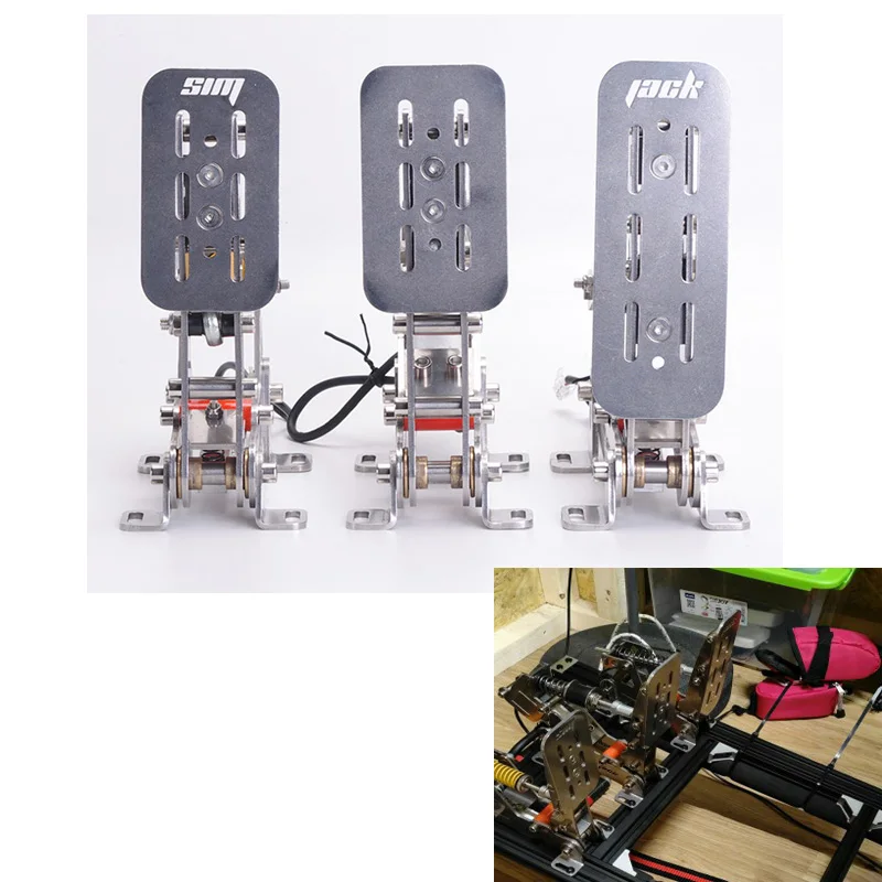 Mini Pedali Sim Racing Pedali Per Logitech G27 G29 Thrustmaster T300Rs Pc Racing Simulator Sensore Di Pressione Cella Di Carico
