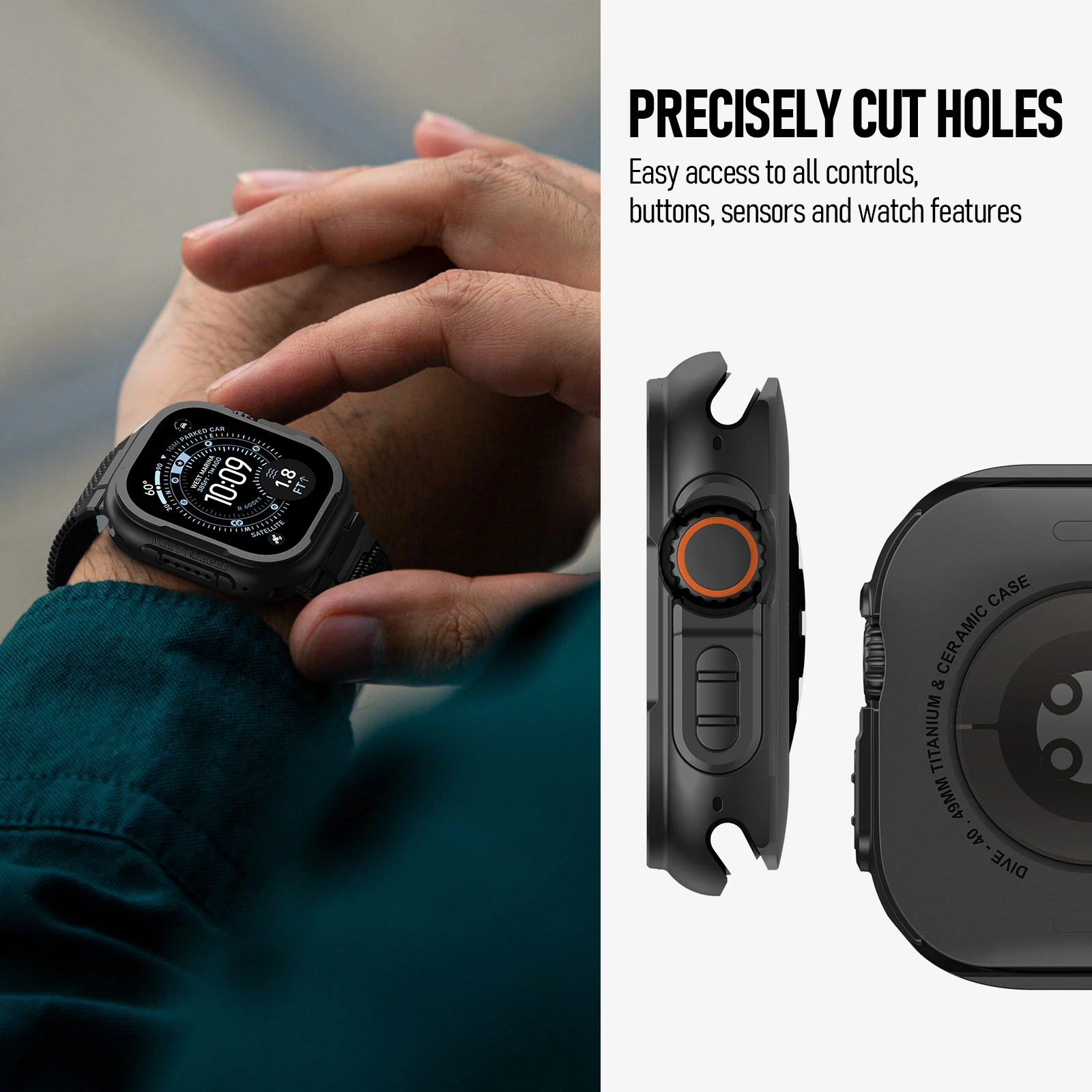 Premium Alloy Metal Cover for Smartwatch Protection