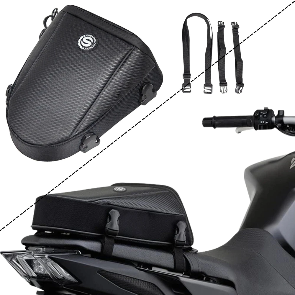 

For BMW R Nanet G310R S1000R S1000XR F900R F900XR R1250GS ADV Motorcycle Tail Bag Multi-functional Rear Seat Bag Rider Backpack