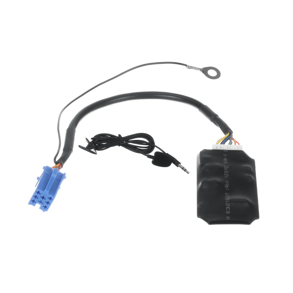 Jadeshay Adattatore Bluetooth Per Auto 12 Pin Con Microfono - Per Citroen Berlingo, C3, C4, Peugeot 207, 307, 308 E Blaupunkt/VDO/RD4