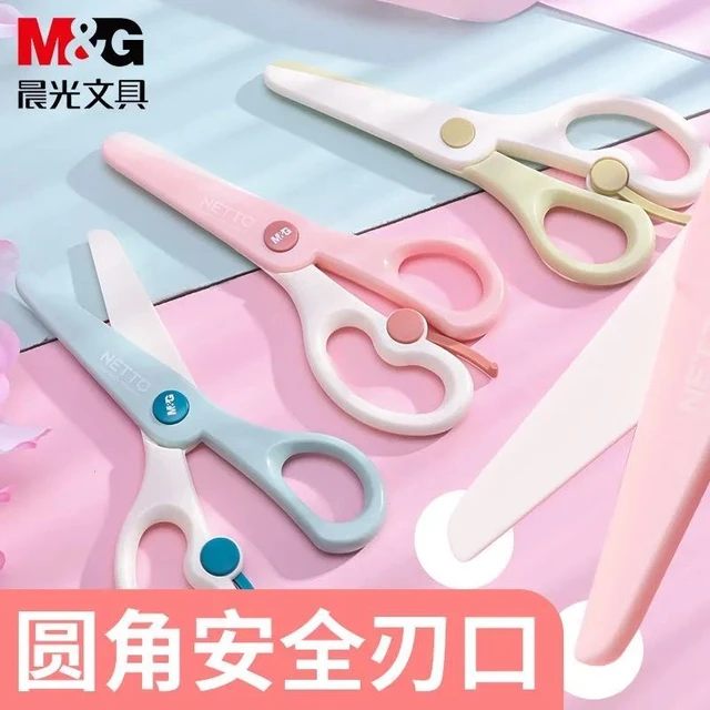 Mixed Color Safety Abs Plastic Material Scissors Children's Cutting Scissors  - Scissors - AliExpress