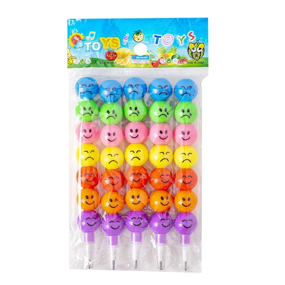 Description Picture 5 of item10Pcs Lollipop Building Block Pencil Graffiti Pen for Children Birthday Party Favors Student Back To School Gifts Pinata Fillers