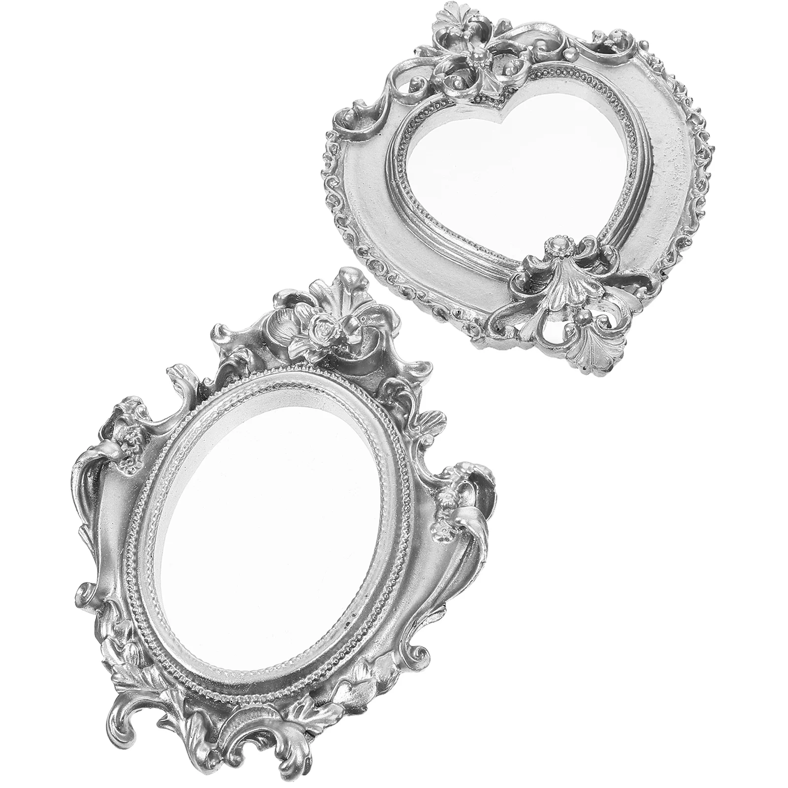 

2 Pcs Picture Ornament Mini Photo Frame Props Bulk Frames for Display Decorative Jewelry Small Ornaments Decoration