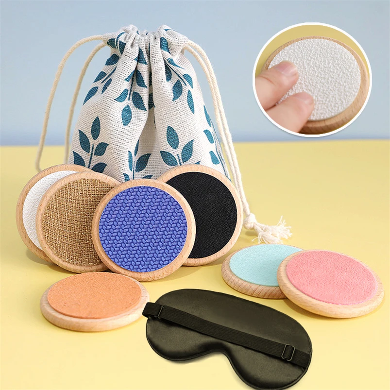 

Montessori Materials Tactile Board Baby Sensory Toys Montessori Wooden Educational Toys For 2 Years Old Children C64W