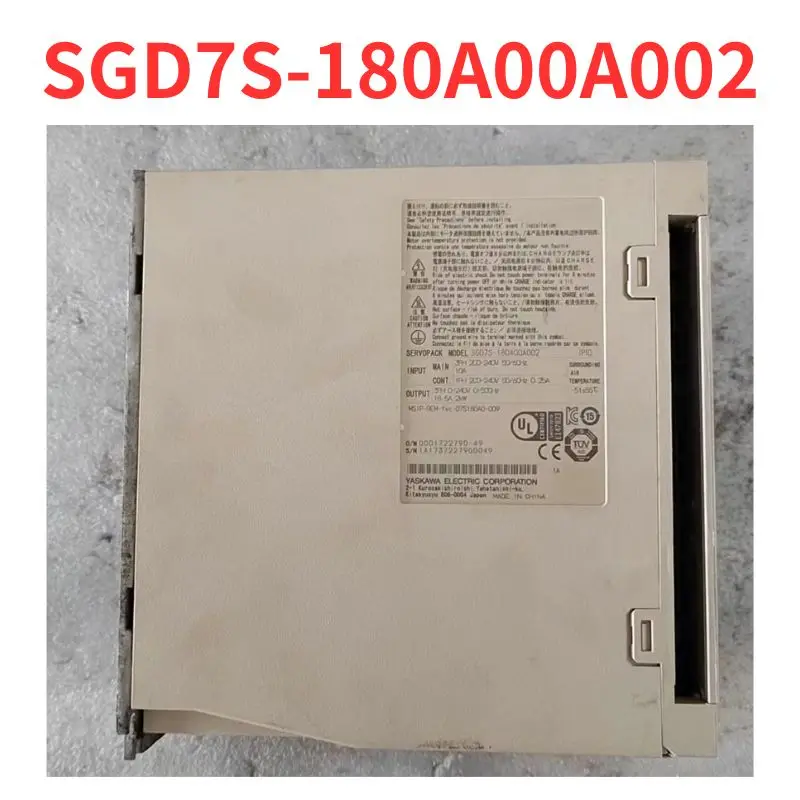 

90% new SGD7S-180A00A002 Servo Driver tested OK