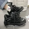 New Design Women Men Girls Walking flatforms Bread Shoes Wide Sole Couples Unisex Chunky Sneakers Hip Hop Punk Sports Trainers