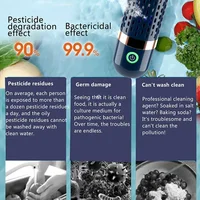 REUP Protable Fruit Vegetable Washing Machine Capsule Shape Wireless Food Purifier Household Pesticide Disinfection vegetables 2