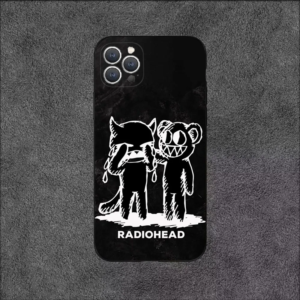 Radiohead Rock Band Soft Silicone Black Phone Case Cover