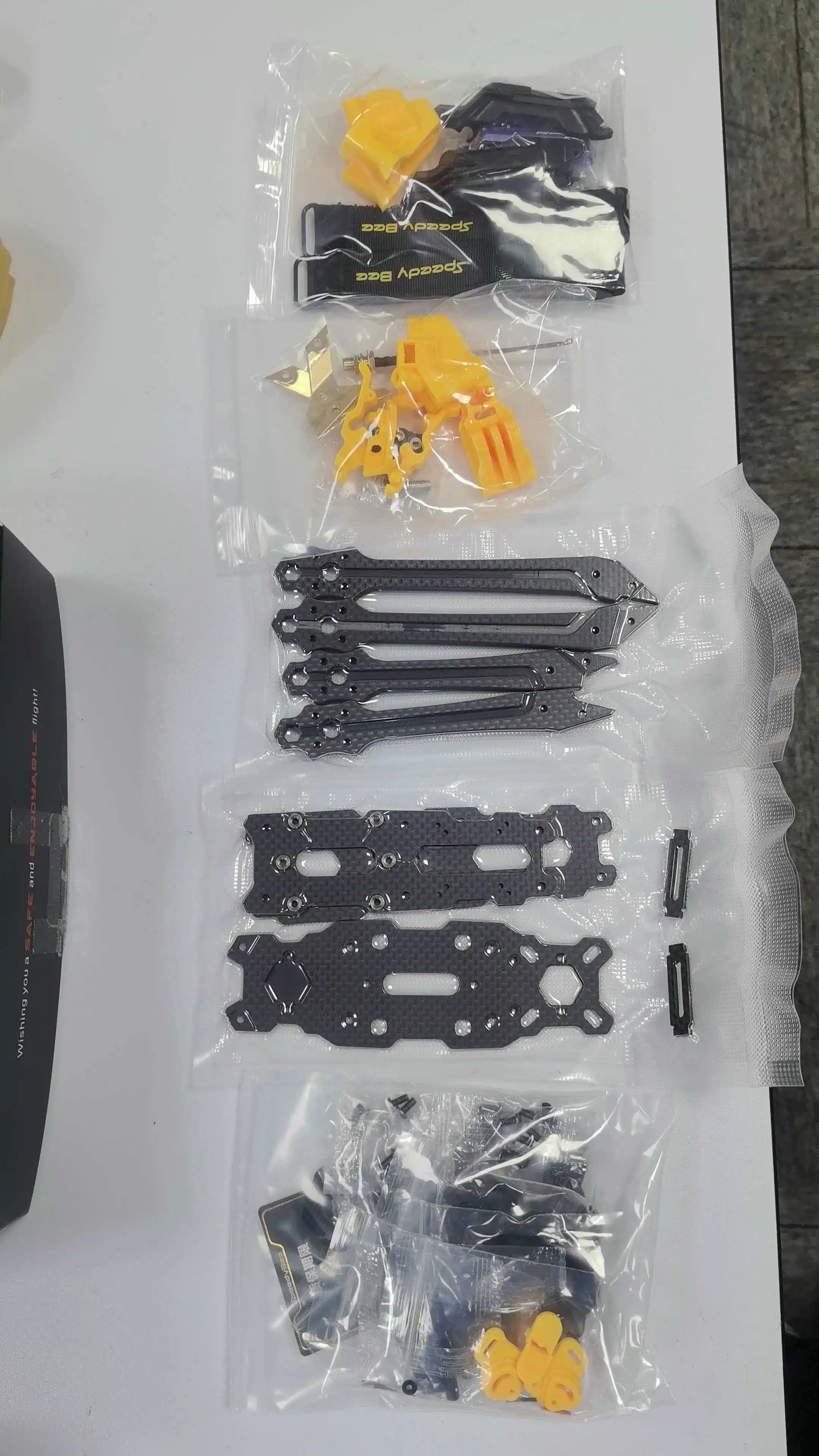 SpeedyBee Mario 5 Frame DC / XH ADV/PRO with New Design Carbon Fiber Arms with LED Strip Channels thumbnail 6