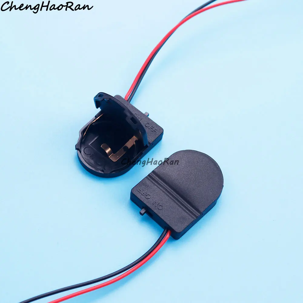 1 ピースシングルスロット CR2032 ボタンコイン電池ソケットホルダーケースカバースイッチ 3V x1 6V バッテリー収納ボックス -  AliExpress
