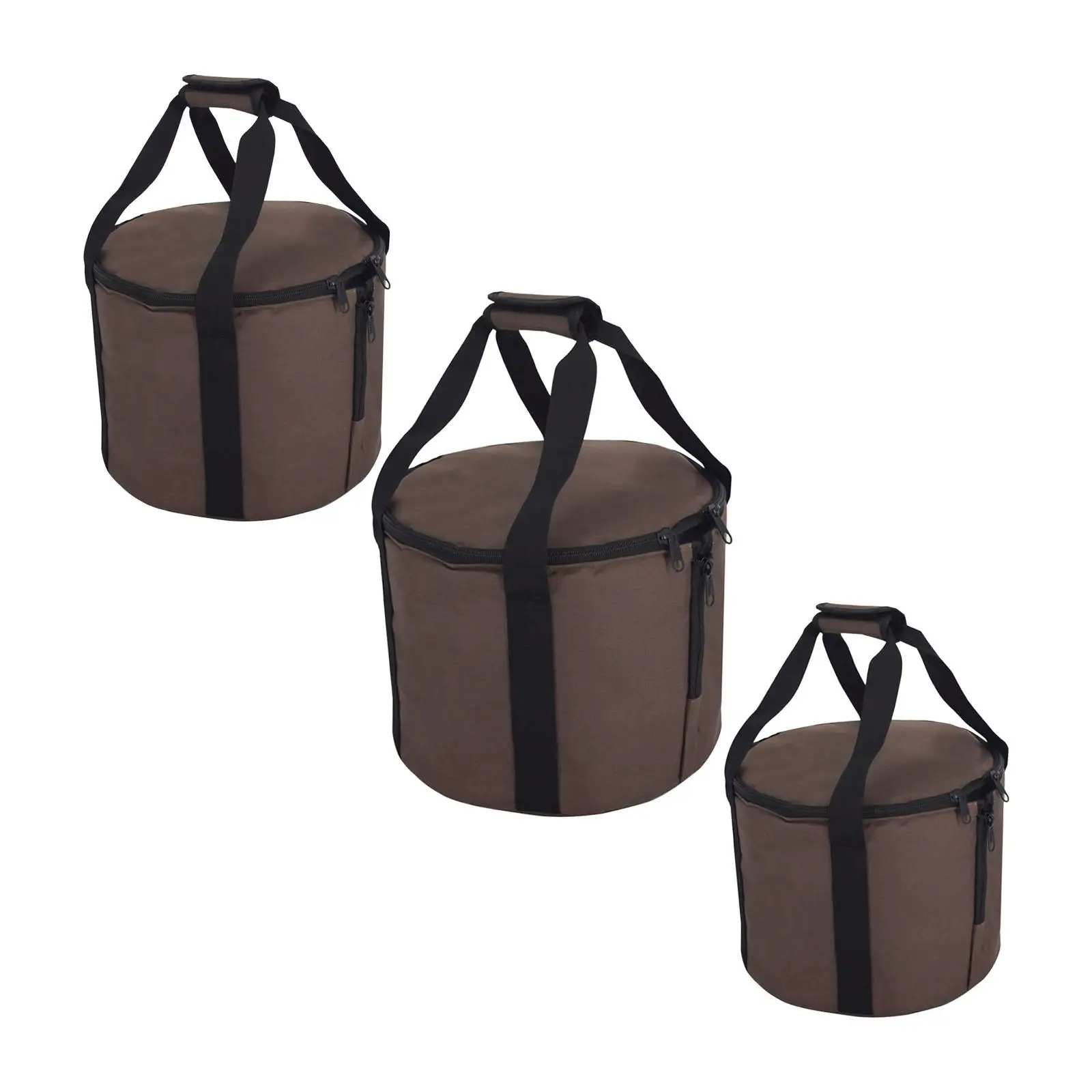 

Insulated Slow Cooker Bag Soup Pot Storage Handbag with Zipper Carrier Kitchen Pot Organizer Case Pouch for Outdoor Camping Home