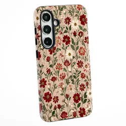 Vintage Flower 2 - in - 1 Film Shell Phone Case Cover - Galaxy S20 FE (Hua034)