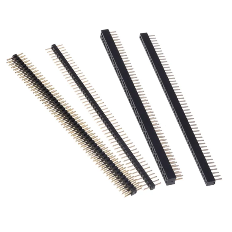 

5pcs 1mm 1.0mm Pitch 50P 1x50 2x50 Pin Female Male Header Strip Double Single Row Right Angle SMT Straight Connector