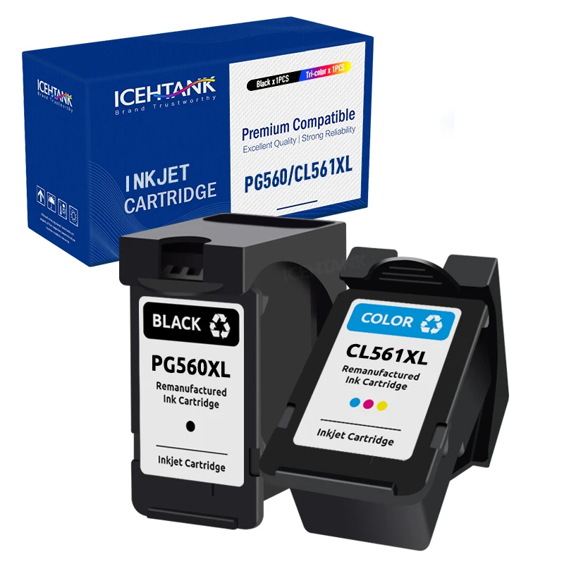 

Icehtank 560XL 561XL PG560 CL561 для Canon PG-560 XL, набор для заправки струйных картриджей для Canon Pixma TS5350 TS7450 TS5351