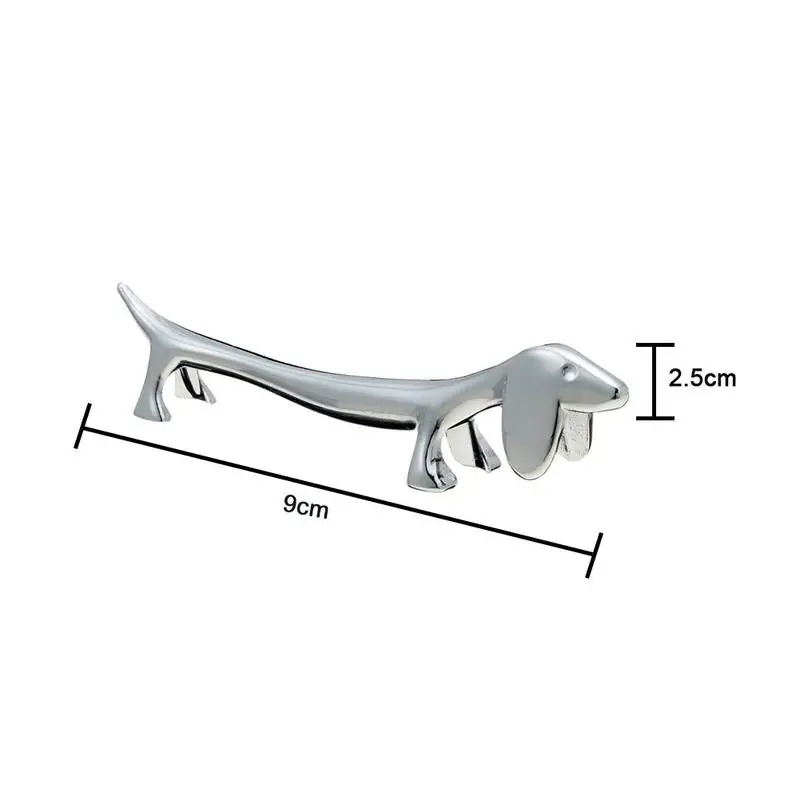 Dachshund Dog Chopstick Holder Stainless Steel Chopsticks Rest Spoon Stand Fork Holder Kitchen Cutlery Shelf Table Decoration 6