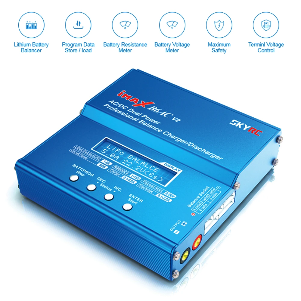 SKYSKY-imax b6ac v2-充電式バッテリーバランスバランス充電器