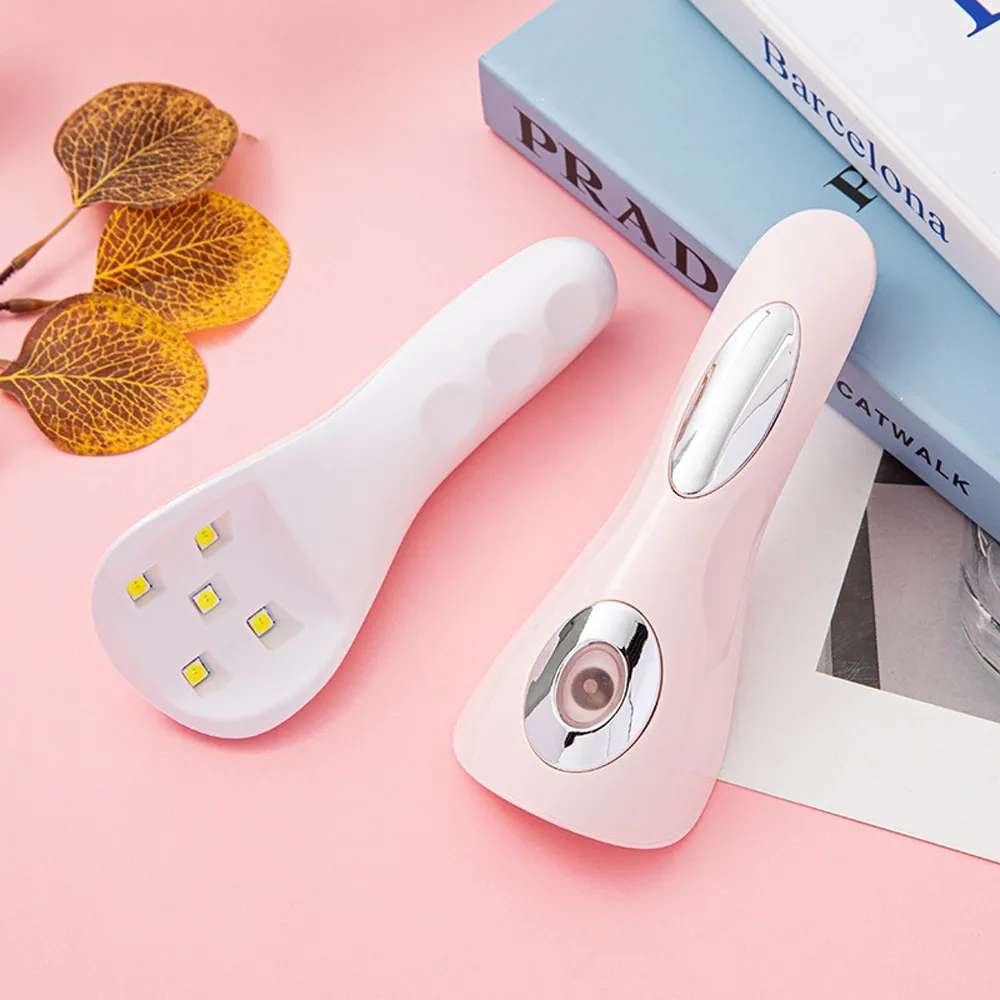

Handheld nail dryer gel word lamp small nail polish fast drying mini portable glue USB Led lamp nail lamp