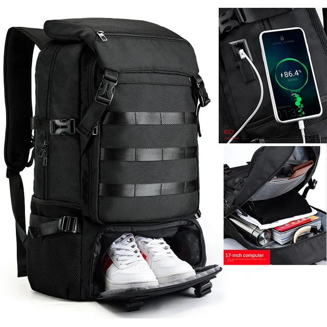 Mochila GRANDE de viaje para hombre, Bolsa Escolar de 80L y 60L, para  escalada, deportes, Camping, senderismo, para exteriores, novedad -  AliExpress