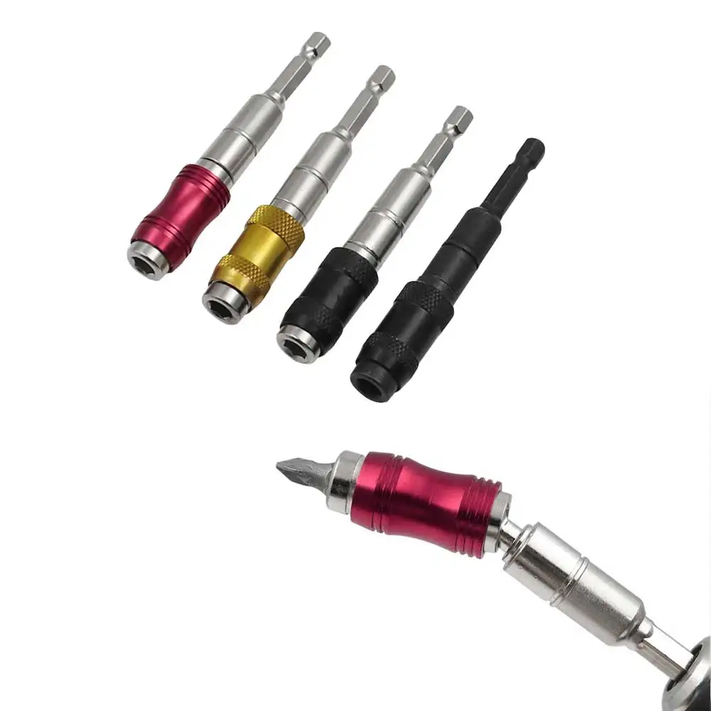 1/4 Inch Hex Shank Quick Release Screwdriver rotate Extension Rod