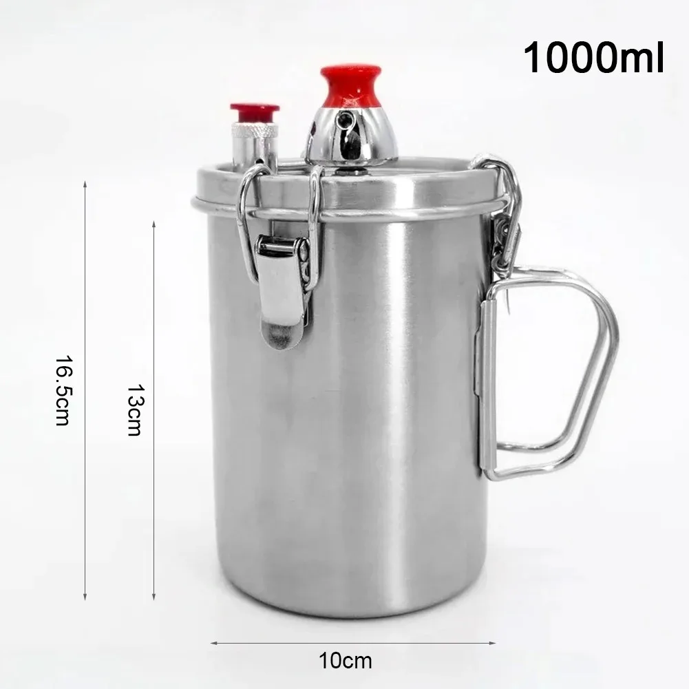 قدر ضغط صغير خفيف للغاية 304 من الفولاذ المقاوم لل...