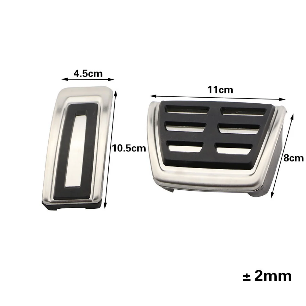 Car Foot Fuel Brake Pedal Clutch Pedals Cover For Volkswagen VW Tiguan L Accessories