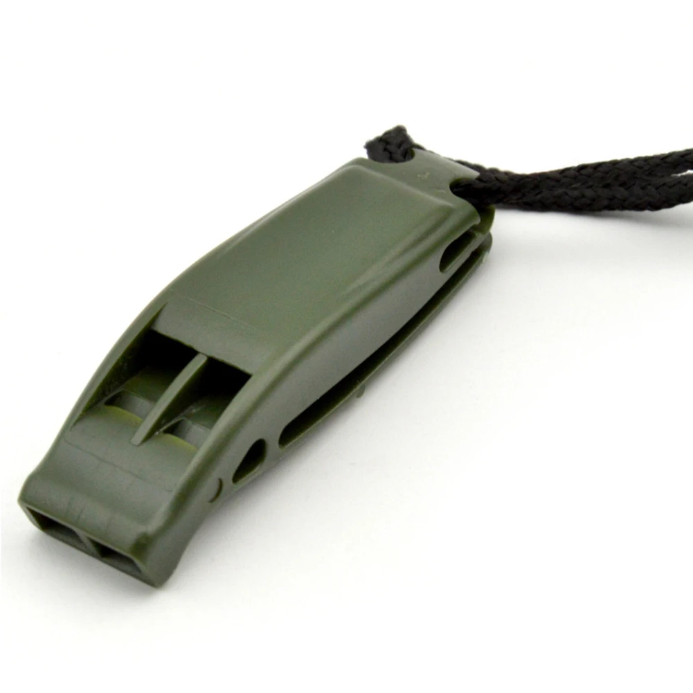 Survival Whistle Scuba Diving Safety Whistle Dual Frequency Whistle Water Sports Equipment Outdoor Survival Boating Swimming