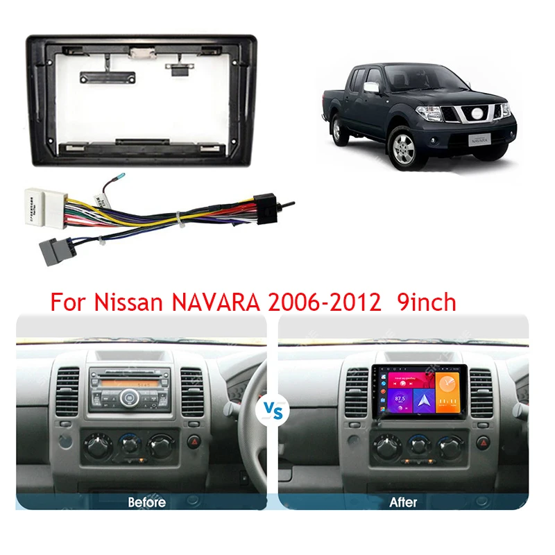 9 Inch Car Radio Frame For Nissan Pathfinder (R51) 20042012