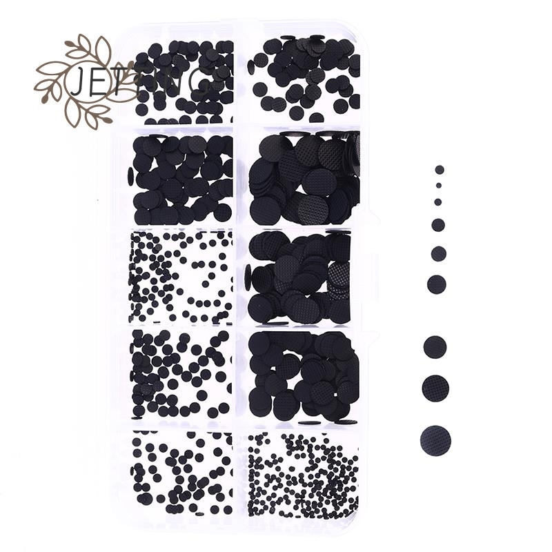 500PCS 1.5-8mm Conductive Rubber Pads Keypad Repair Kit For IR Remote Control