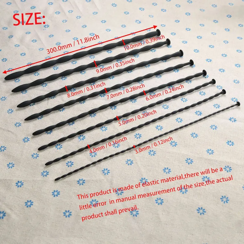 Silicone Urethral Dilator Catheter Penis Plug Adult Sex Toys for Men urethral dilator,silicone urethral dilator