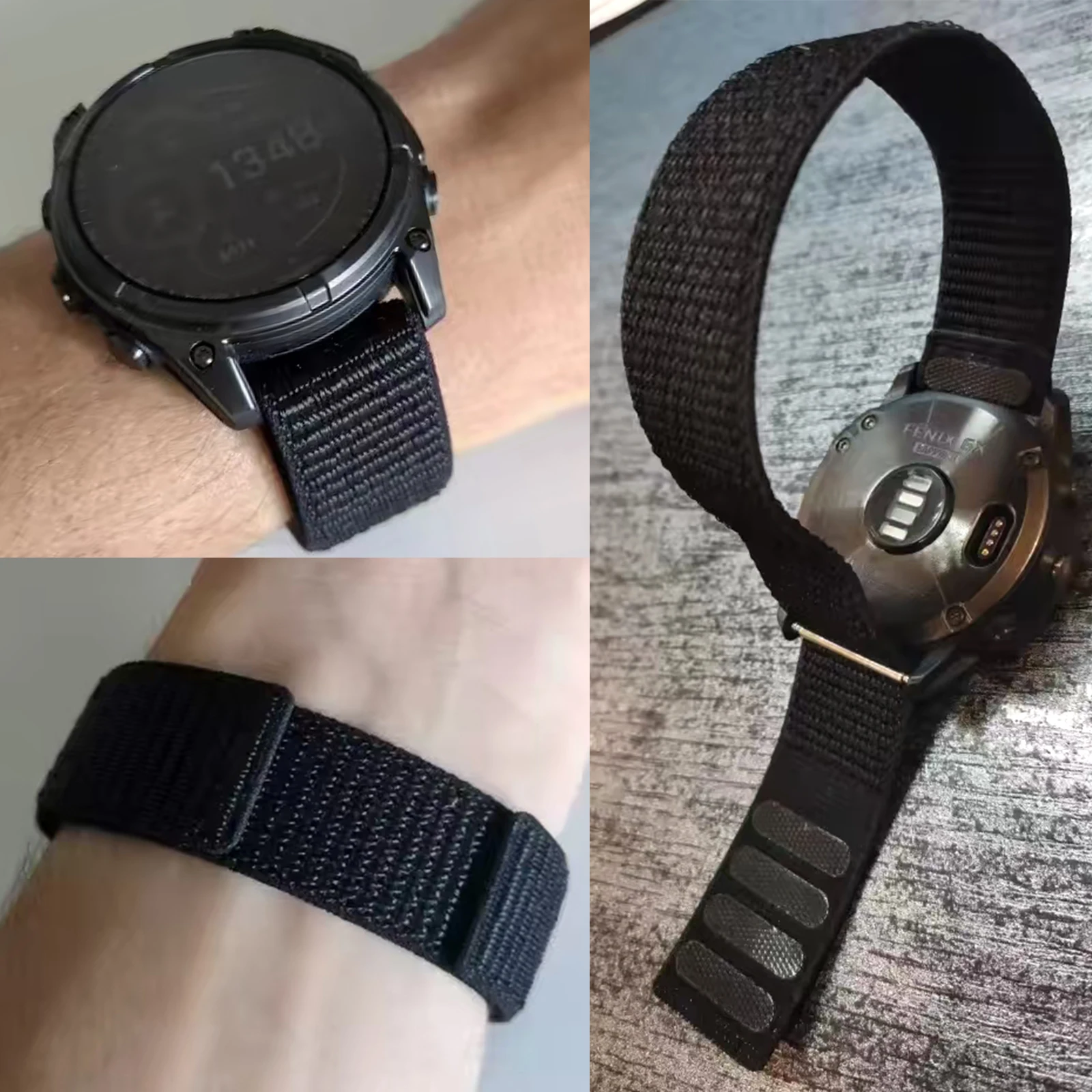 QuickFit Nylon Loop Sports Watchband, 22mm/26mm
