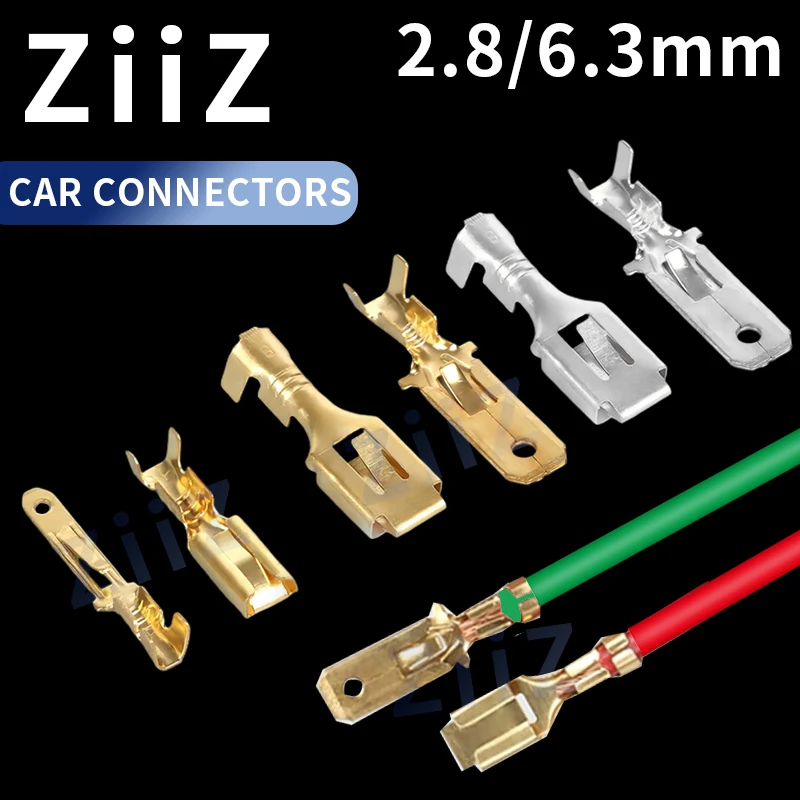 Conector De Pala Macho, Terminal De Crimpado De 6,3mm