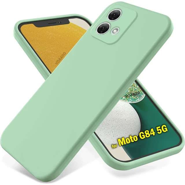 Soft Liquid Silicone Protective Funda for Motorola Moto G84 Case for Motorola  G84 Case Shockproof Full