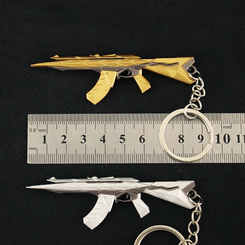Фото 9 см Valorant брелоки в виде оружия Araxys Vandal Sidearms Vandal Karambit металлические модели периферийные фигурки, подарки, игрушки для мальчиков №5