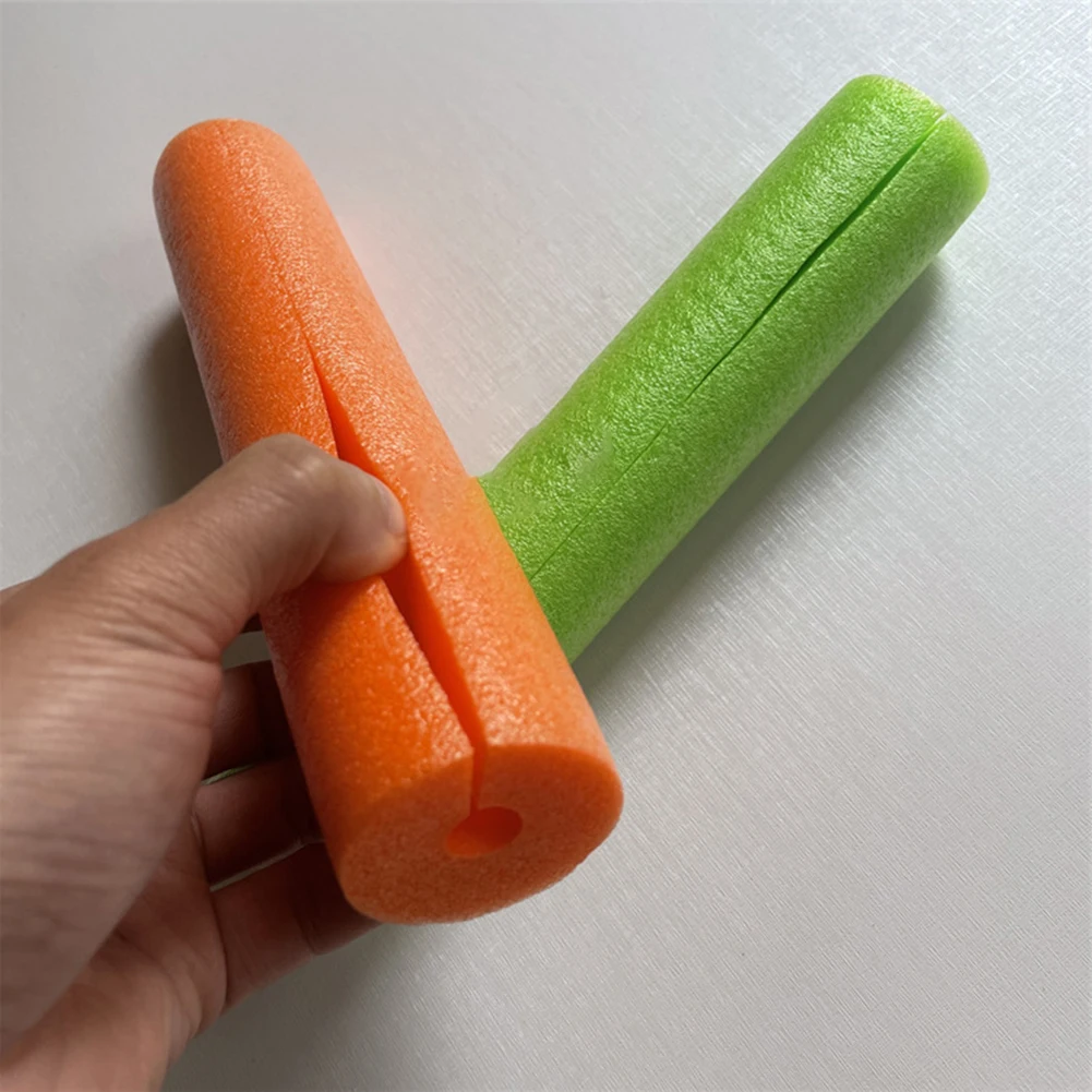 6pcs Fishing Float Tube Sponge Polish The Side Opening Protective Cover For Kayak Prevent Narrow Rod From Going Overboard Parts