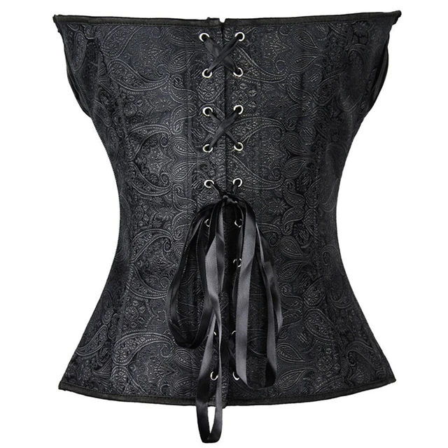 Long Torso Corset Sexy Bustiers Top Plus Size Lingerie Gothic Overbust  Corsets for Women Brocade Vintage Costumes Corsetto, Beyondshoping