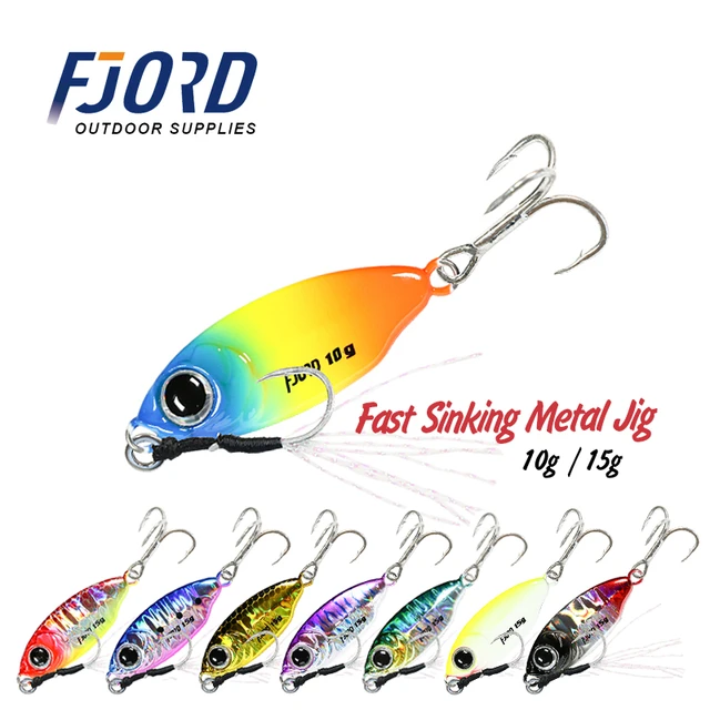 FJORD 10g 15g Fishing Metal Jig Spinning Sea Underwater Freshwater Novelty  Lure 2022 Micor Jig Long Shot Fishing Itmes Fake Bait - AliExpress