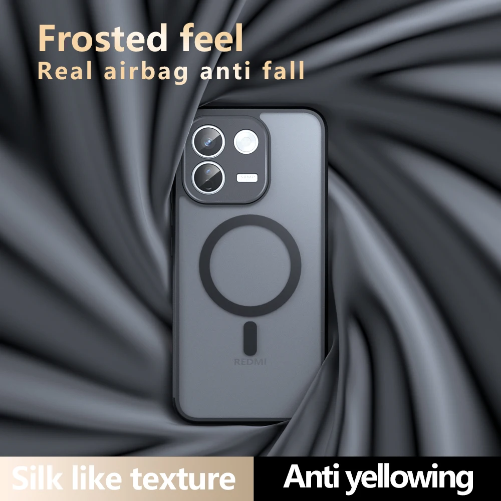 Magnetic Wireless Charging Shockproof Back Case