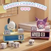 MINISO Sanrio Kuromi Pochacco Desk Calendar Series Kawaii Action Figures Model Collectible Office Desktop Ornaments Kids Gifts 1