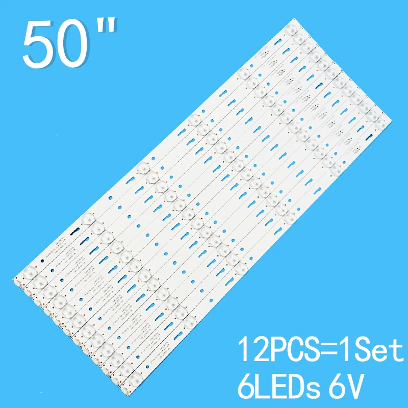 LED Strip For TCL-LB50-03-50D2400-B 4C-LB500T-SH1 50CE6120R2 TH-50C300K 50K300 LB500T