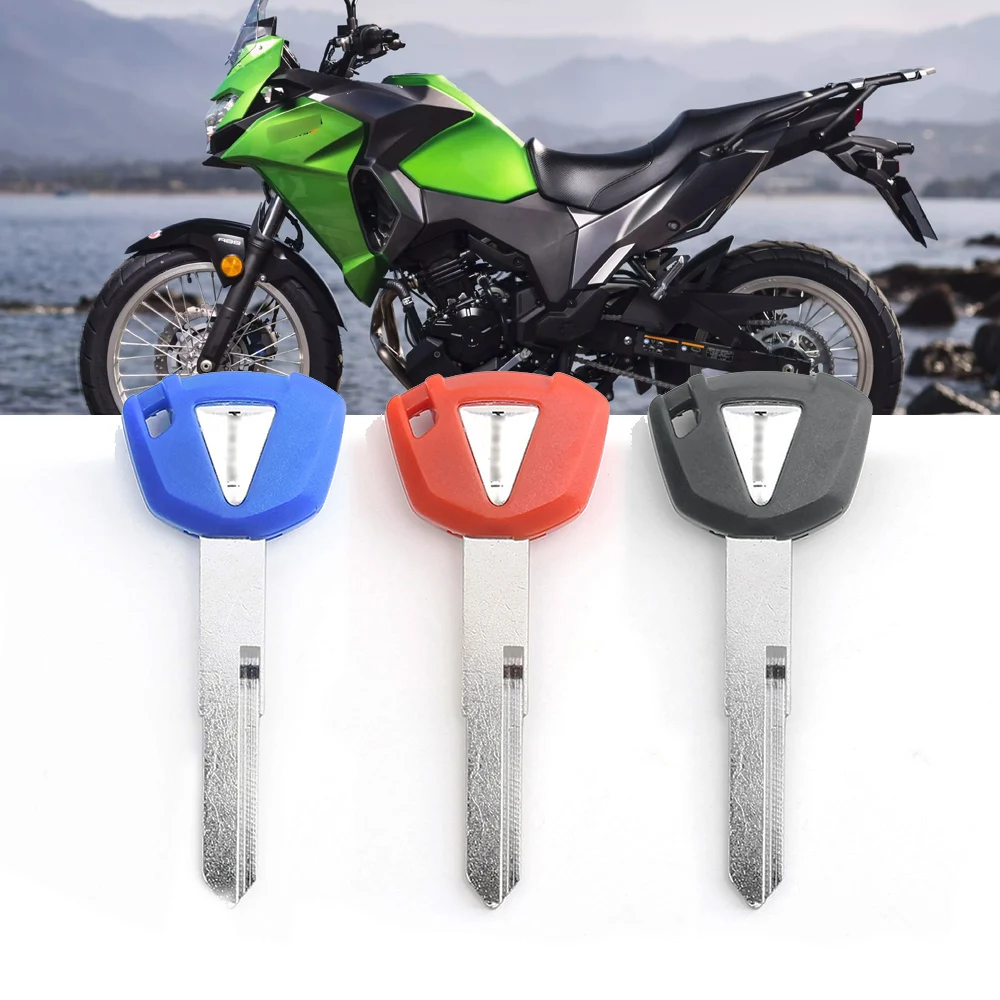 Motorcycle Uncut Blade Blank Key For Kawasaki Vulcans Versys 650 1000 EX400 ER650 EX650 ZX1000 SX ZX10RR ZX1000 ZX14R ZX1400 motorcycle keys motorcycle key accessories