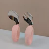 New design training easy to grip Elbow fork spoon short handle learn artifact silicone Baby 316 stainless steel fork spoons 3