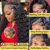 250 300 Density Deep Wave 13x6 HD Lace Frontal Human Hair Wig Brazilian 30 40 Inch 13x4 Water Curly Lace Front Wigs For Women 3