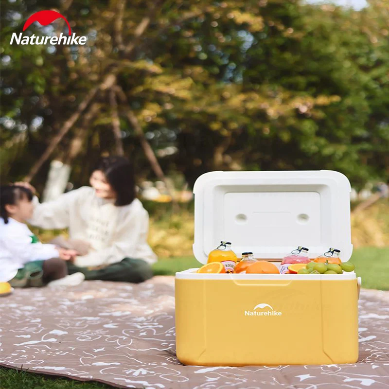 Naturehike Camping Picnic Freezer PU Cooler Box Large Capacity Portable Outdoor Refrigerator Car Ice Insulation Refrigerator Box